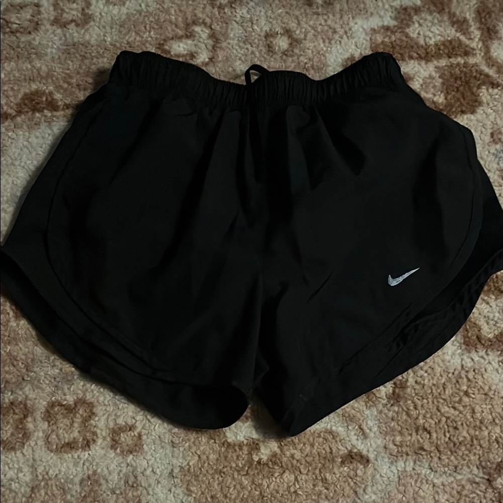 Nike Black Athletic Shorts Lightweight Elastic Waist
